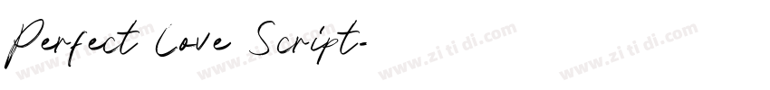 Perfect Love Script字体转换